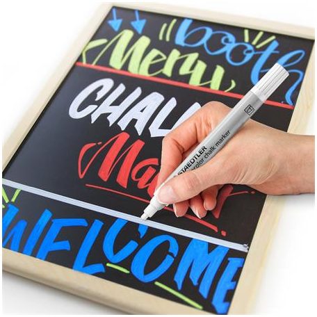 STAEDTLER Krétamarker készlet, 2,4 mm, kúpos, STAEDTLER "Lumocolor® 344", 8 különböző szín