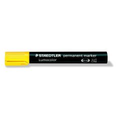   STAEDTLER Alkoholos marker, 2-5 mm, vágott, STAEDTLER "Lumocolor® 350", sárga