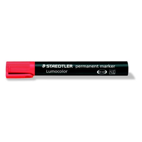 STAEDTLER Alkoholos marker, 2-5 mm, vágott, STAEDTLER "Lumocolor® 350", piros