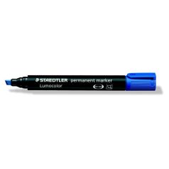   STAEDTLER Alkoholos marker, 2-5 mm, vágott, STAEDTLER "Lumocolor® 350", kék