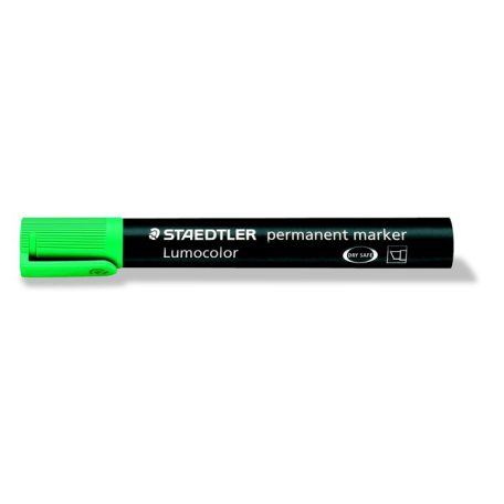 STAEDTLER Alkoholos marker, 2-5 mm, vágott, STAEDTLER "Lumocolor® 350", zöld