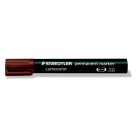 STAEDTLER Alkoholos marker, 2-5 mm, vágott, STAEDTLER "Lumocolor® 350", barna