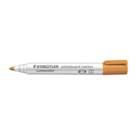 STAEDTLER Táblamarker, 2 mm, kúpos, STAEDTLER "Lumocolor® 351", narancssárga