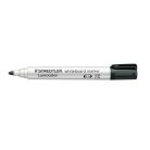 STAEDTLER Táblamarker, 2 mm, kúpos, STAEDTLER "Lumocolor® 351", fekete