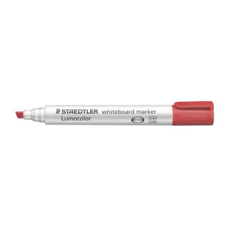 STAEDTLER Táblamarker, 2-5 mm, vágott, STAEDTLER "Lumocolor® 351 B", piros
