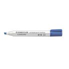 STAEDTLER Táblamarker, 2-5 mm, vágott, STAEDTLER "Lumocolor® 351 B", kék