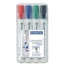 STAEDTLER Táblamarker készlet, 2-5 mm, vágott, STAEDTLER "Lumocolor® 351 B", 4 különböző szín