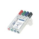 STAEDTLER Táblamarker készlet, 2-5 mm, vágott, STAEDTLER "Lumocolor® 351 B", 4 különböző szín