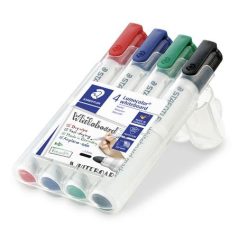   STAEDTLER Táblamarker készlet, 2 mm, kúpos, STAEDTLER "Lumocolor® 351", 4 különböző szín