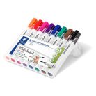 STAEDTLER Táblamarker készlet, 2 mm, kúpos, STAEDTLER "Lumocolor® 351", 8 különböző szín