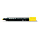 STAEDTLER Alkoholos marker, 2 mm, kúpos, STAEDTLER "Lumocolor® 352", sárga