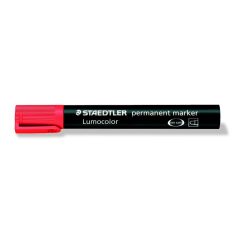   STAEDTLER Alkoholos marker, 2 mm, kúpos, STAEDTLER "Lumocolor® 352", piros