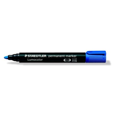 STAEDTLER Alkoholos marker, 2 mm, kúpos, STAEDTLER "Lumocolor® 352", kék