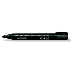   STAEDTLER Alkoholos marker, 2 mm, kúpos, STAEDTLER "Lumocolor® 352", fekete