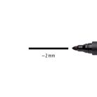 STAEDTLER Alkoholos marker készlet, 2 mm, kúpos, STAEDTLER "Lumocolor® 352", 6 különböző szín