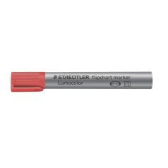   STAEDTLER Flipchart marker, 2 mm, kúpos, STAEDTLER "Lumocolor 356", piros