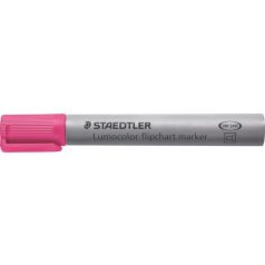   STAEDTLER Flipchart marker, 2 mm, kúpos, STAEDTLER "Lumocolor 356", rózsaszín