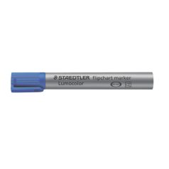   STAEDTLER Flipchart marker, 2 mm, kúpos, STAEDTLER "Lumocolor 356", kék