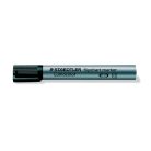 STAEDTLER Flipchart marker, 2 mm, kúpos, STAEDTLER "Lumocolor 356", fekete