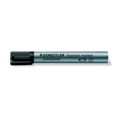   STAEDTLER Flipchart marker, 2 mm, kúpos, STAEDTLER "Lumocolor 356", fekete