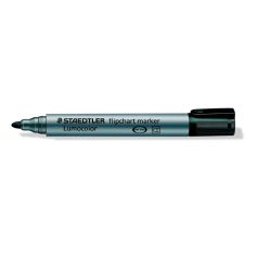   STAEDTLER Flipchart marker, 2 mm, kúpos, STAEDTLER "Lumocolor 356", fekete