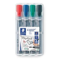   STAEDTLER Flipchart marker, 2 mm, kúpos, STAEDTLER "Lumocolor 356", 4 különböző szín