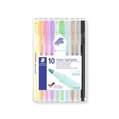  STAEDTLER Szövegkiemelő készlet, 1-4 mm, STAEDTLER "362 C", 10 különböző szín