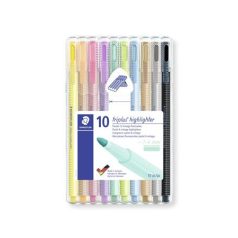   STAEDTLER Szövegkiemelő készlet, 1-4 mm, STAEDTLER "362 C", 10 különböző szín