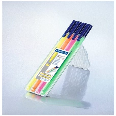 STAEDTLER Szövegkiemelő készlet, 1-4 mm, STAEDTLER "Triplus 362", 4 különböző szín