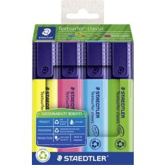   STAEDTLER Szövegkiemelő készlet, 1-5 mm, STAEDTLER "Textsurfer® classic 364 R" 4 különböző szín