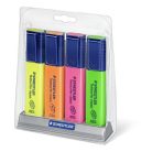 STAEDTLER Szövegkiemelő készlet, 1-5 mm, asztali, STAEDTLER "Classic 364", 4 különböző szín