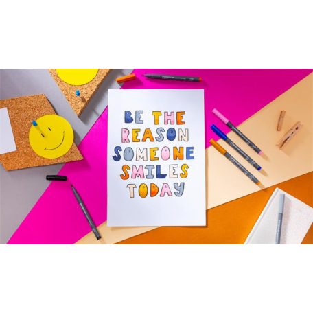 STAEDTLER Ecsetirón készlet, STAEDTLER "Pigment brush 371", 36 különböző szín