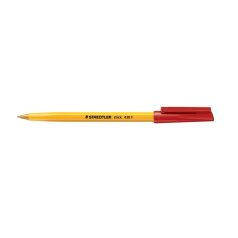   STAEDTLER Golyóstoll, 0,3 mm, kupakos, STAEDTLER "Stick 430 F", piros