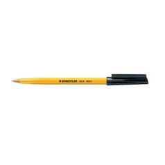   STAEDTLER Golyóstoll, 0,3 mm, kupakos, STAEDTLER "Stick 430 F", fekete