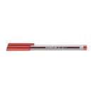 STAEDTLER Golyóstoll, 0,3 mm, kupakos, STAEDTLER "Ball 432", piros