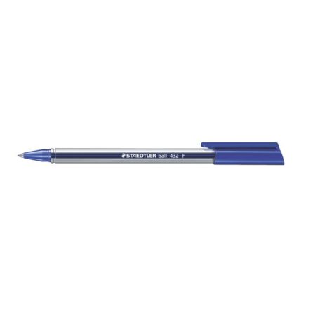 STAEDTLER Golyóstoll, 0,3 mm, kupakos, STAEDTLER "Ball 432", kék
