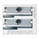 STAEDTLER Hegyező, kétlyukú, fém, STAEDTLER "510 20"
