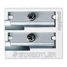   STAEDTLER Hegyező, kétlyukú, fém, STAEDTLER "510 20"