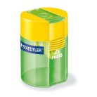 STAEDTLER Hegyező, egylyukú, tartályos, STAEDTLER "511", vegyes színek
