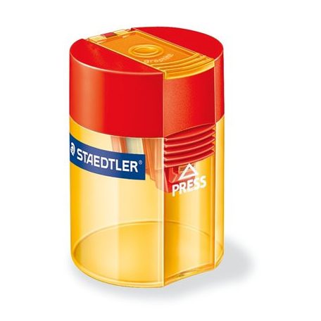 STAEDTLER Hegyező, egylyukú, tartályos, STAEDTLER "511", vegyes színek