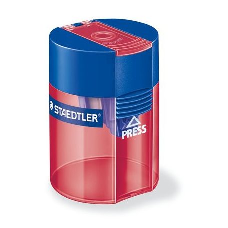 STAEDTLER Hegyező, egylyukú, tartályos, STAEDTLER "511", vegyes színek