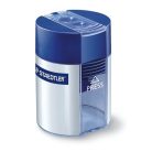 STAEDTLER Hegyező, kétlyukú, tartályos, STAEDTLER "512", kék