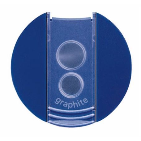 STAEDTLER Hegyező, kétlyukú, tartályos, STAEDTLER "512", kék