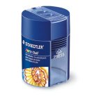STAEDTLER Hegyező, kétlyukú, tartályos, STAEDTLER "Noris 512 F", kék