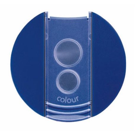 STAEDTLER Hegyező, kétlyukú, tartályos, STAEDTLER "Noris 512 F", kék