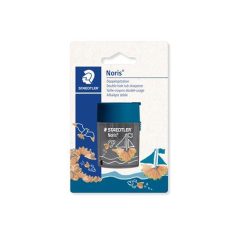   STAEDTLER Hegyező, kétlyukú, tartályos, STAEDTLER "512", óceán