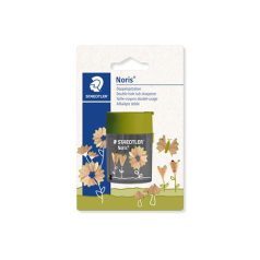   STAEDTLER Hegyező, kétlyukú, tartályos, STAEDTLER "512", virágok