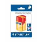STAEDTLER Hegyező, kétlyukú, STAEDTLER "511 006", vegyes színek