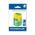 STAEDTLER Hegyező, kétlyukú, STAEDTLER "511 006", vegyes színek