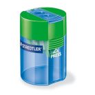 STAEDTLER Hegyező, kétlyukú, tartályos, STAEDTLER "512", vegyes színek